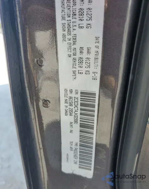 2018 Dodge Charger R/T from USA, damaged, VIN 2C3CDXCT4JH329981